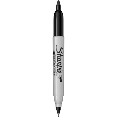 Marker permanent Twin, Negru, Sharpie 716177