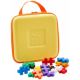 Set de constructie in geanta cu fermoar, + 1 an, 15 piese mari, Plus-Plus 716280