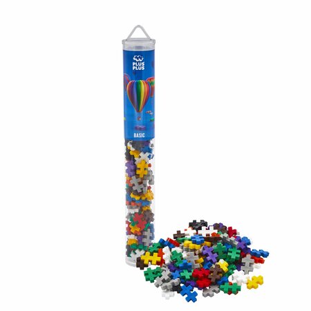 Set de constructie tub, Culori Standard, 5 ani+, 100 piese, Plus-Plus 716291
