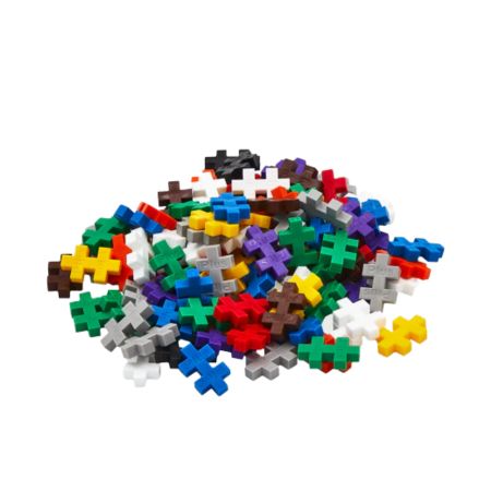Set de constructie tub, Culori Standard, 5 ani+, 100 piese, Plus-Plus 716294