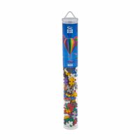 Set de constructie tub, Culori Standard, 5 ani+, 100 piese, Plus-Plus