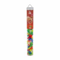 Set de constructie tub, Culori Neon Fluorescente, + 5 ani, 100 piese, Plus-Plus