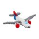 Set de constructie tub, Avion, + 5 ani, 100 piese, Plus-Plus 716427