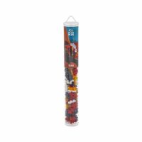 Set de constructie tub, Tren, + 5 ani, 100 piese, Plus-Plus