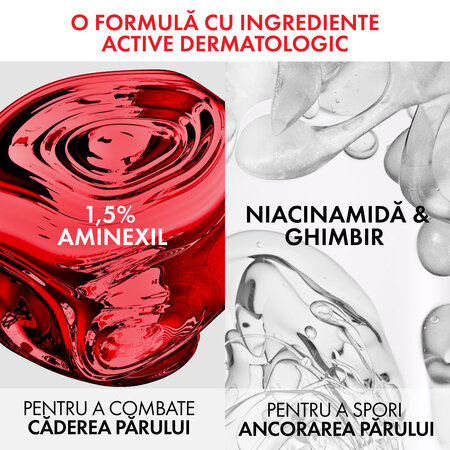 Serum capilar cu efect de regenerare Aminexil Clinical R.E.G.E.N. Booster, 90 ml, Vichy 716463