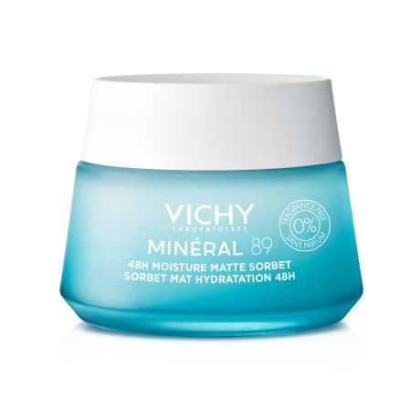 Sorbet pentru ten hidratant si matifiant Mineral 89, 50 ml, Vichy