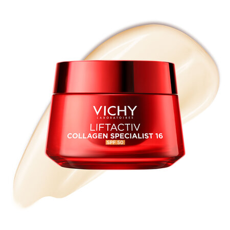 Crema antirid de zi cu SPF 50 Liftactiv Collagen Specialist 16, 50 ml, Vichy 716525