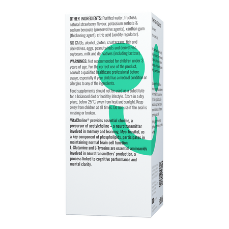 Sirop pentru copii Brain-Nutrition, Capsuni, 3 ani+, 150 ml, Good Routine 763371