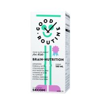 Sirop pentru copii Brain-Nutrition, Capsuni, 3 ani+, 150 ml, Good Routine