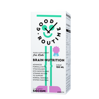Sirop pentru copii Brain-Nutrition, Capsuni, 3 ani+, 150 ml, Good Routine