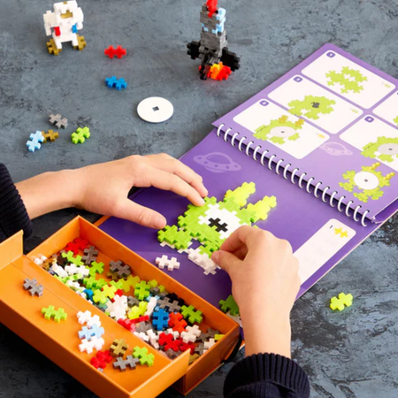 Set de activitati, Spatiu, 5 ani+, 125 piese, Plus-Plus 716593