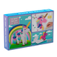 Set de constructie Invata sa construiesti, Unicorni, 5 ani+, 275 piese, Plus-Plus 716606
