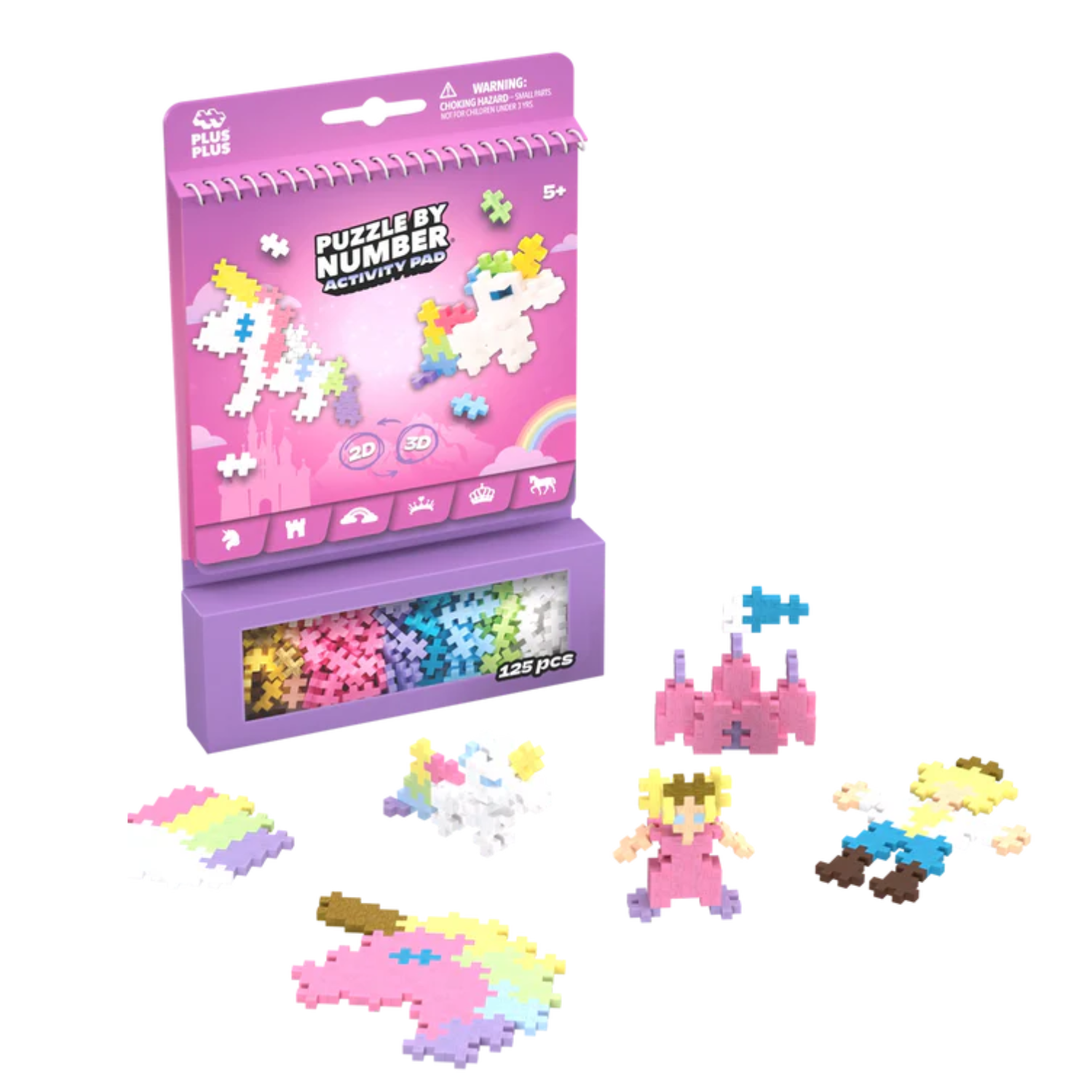 Set de activitati, Povesti, 5 ani+, 125 piese, Plus-Plus