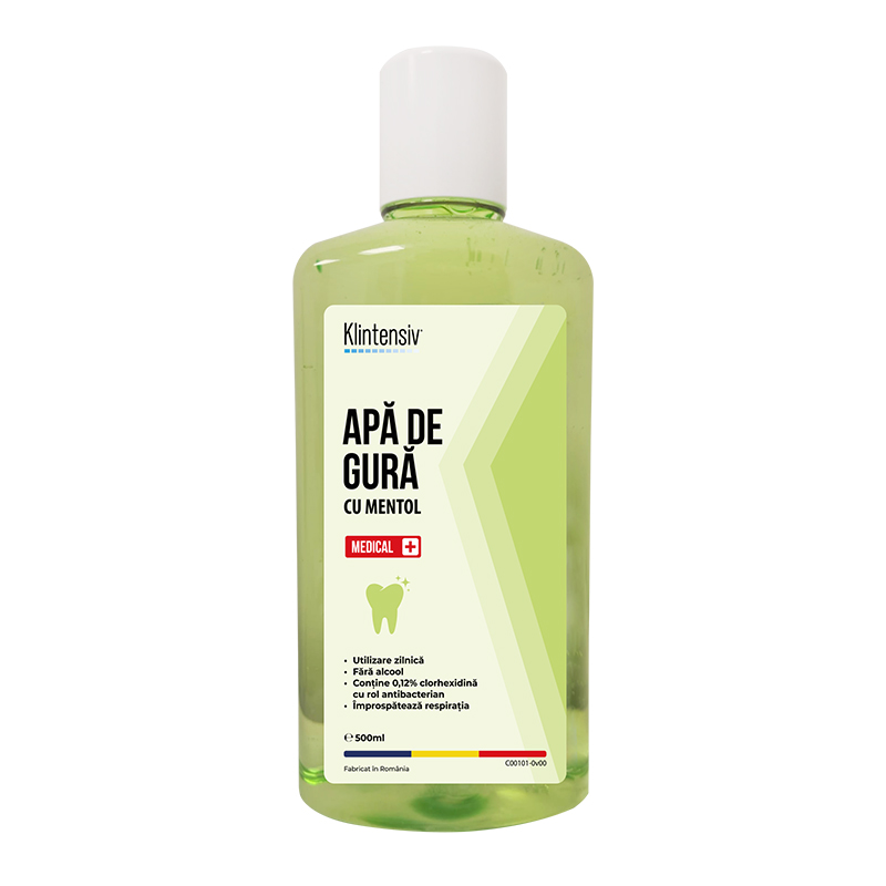 Apa de gura cu clorhexidin, 500 ml, Klintensiv