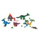 Set de constructie Invata sa construiesti, Dinozauri, 5 ani+, 600 piese, Plus-Plus 716645