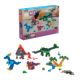 Set de constructie Invata sa construiesti, Dinozauri, 5 ani+, 600 piese, Plus-Plus 716646
