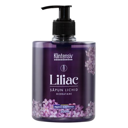 Sapun lichid cu aroma de liliac, 500 ml, Klintensiv