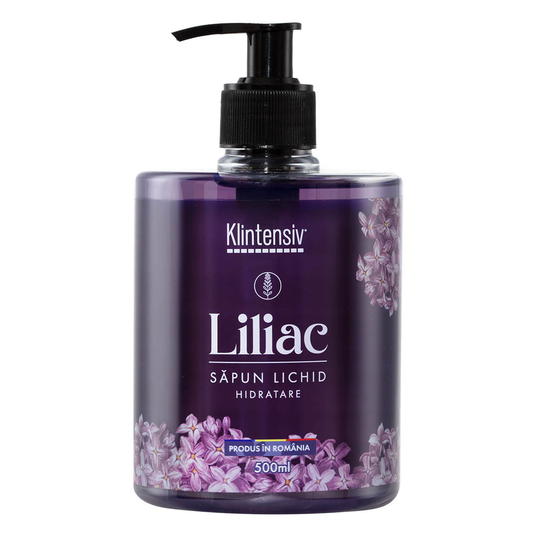 Sapun lichid cu aroma de liliac, 500 ml, Klintensiv