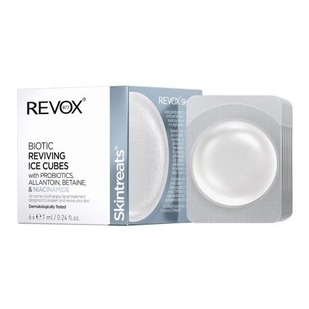 Tratament facial Skintreats Biotic Reviving Ice Cubes, 6 Х 7 ml, Revox 716772
