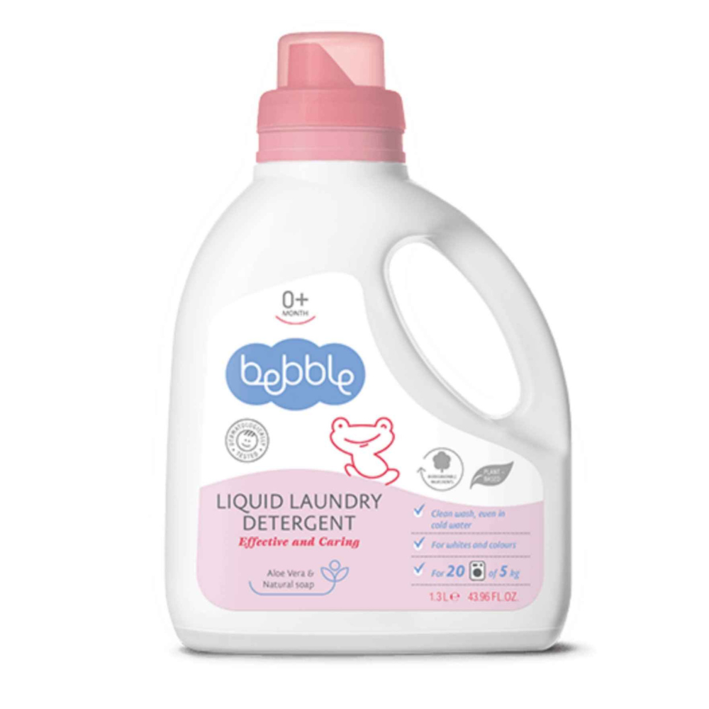 Detergent lichid pentru rufele bebelusului, 1300 ml, Bebble