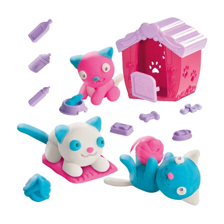 Set plastilina, Pisicute, +3 ani, Ses Creative 716821
