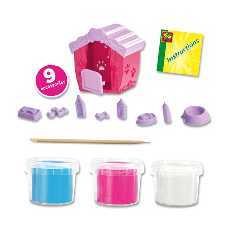 Set plastilina, Pisicute, +3 ani, Ses Creative 716824