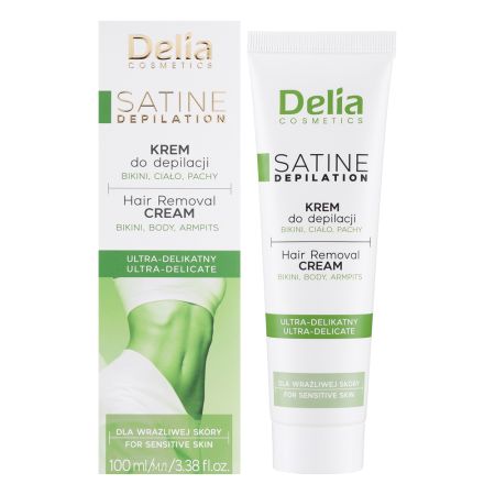 Crema depilatoare ultra delicata, 100, Delia Satine