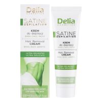 Crema depilatoare ultra delicata Satine, 100, Delia