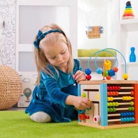 Cub mare educativ din lemn, Trefl 459647