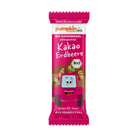 Baton Bio din ovaz cu cacao si capsuni, 12 luni+, 20 g, Pumpkin Organics