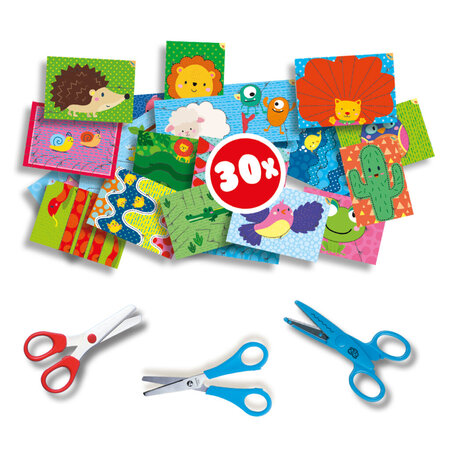 Set creativ, Invat sa folosesc foarfeca pas cu pas, +3 ani, Ses Creative 716914