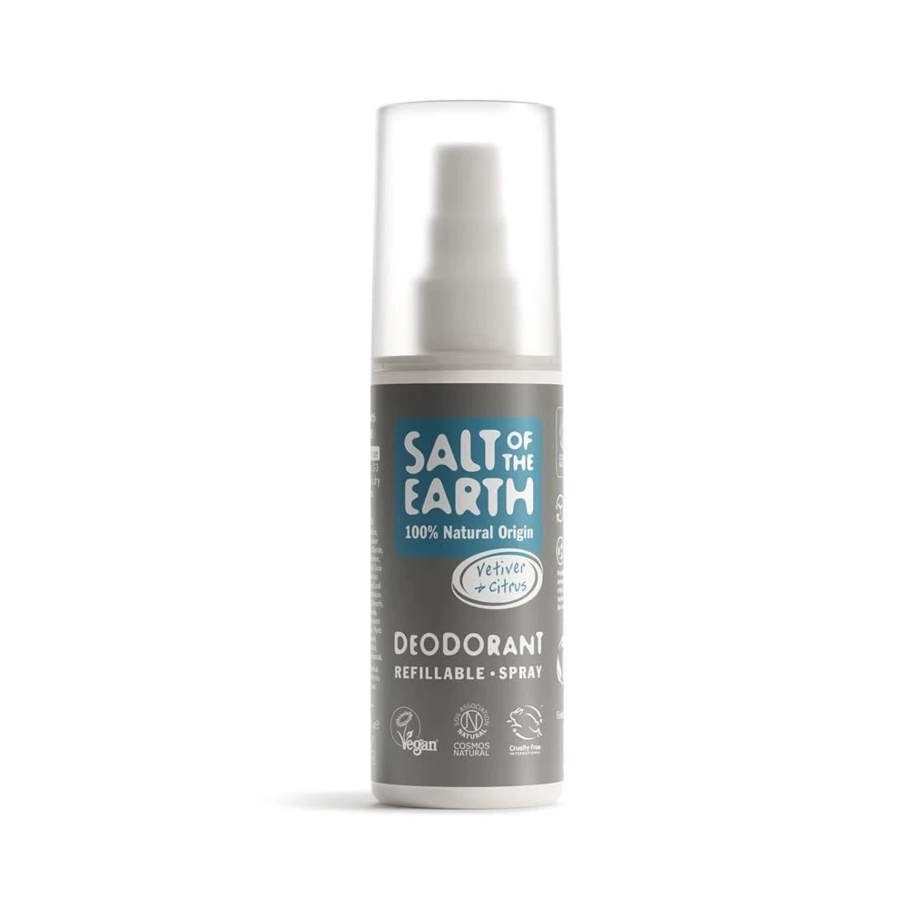 Deodorant Roll On, Vetiver si Citrice, 75 ml, Salt Of The Earth