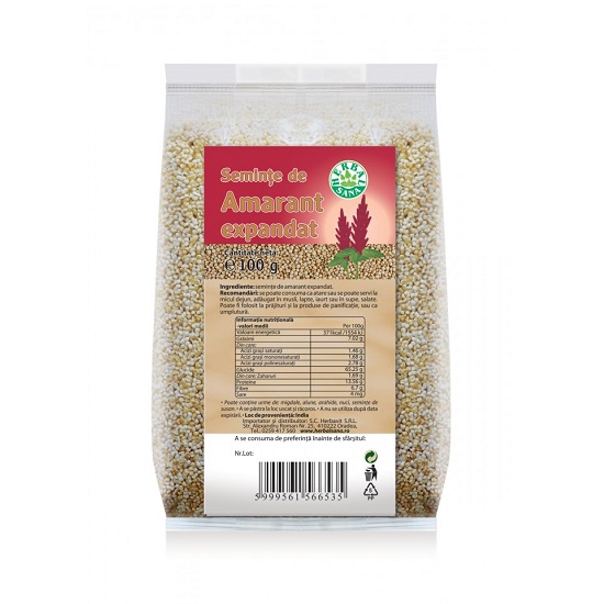 Amarant expandat, 100 g, Herbavit