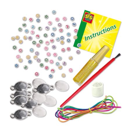 Set creativ Bratari Galaxie - Stralucesc in intuneric, +3 ani, Ses Creative 716947