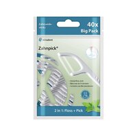 Scobitori cu ata dentara mentolata Zahnpick, 40 buc, Miradent