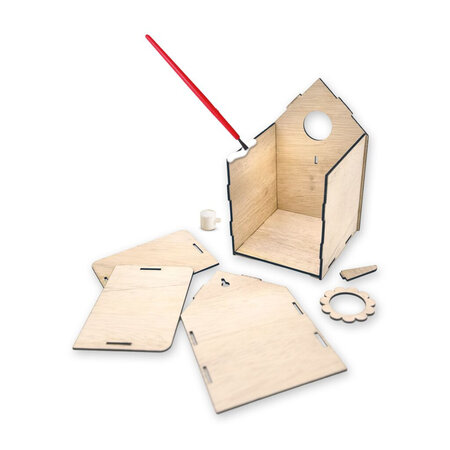 Set creativ, Casuta pentru pasari, +5 ani, Ses Creative 716970