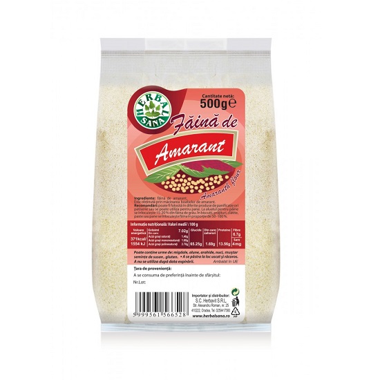 Faina de amarant, 500 g, Herbavit