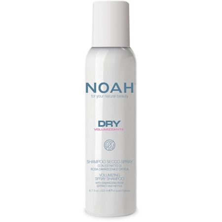 Sampon uscat volumizant cu extract de Trandafir de Damasc si Urzica, 200 ml, Noah