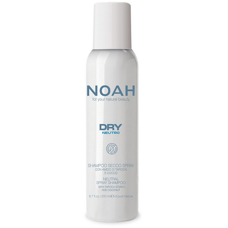 Sampon uscat cu amidon de tapioca si cocos Neutral, 200 ml, Noah