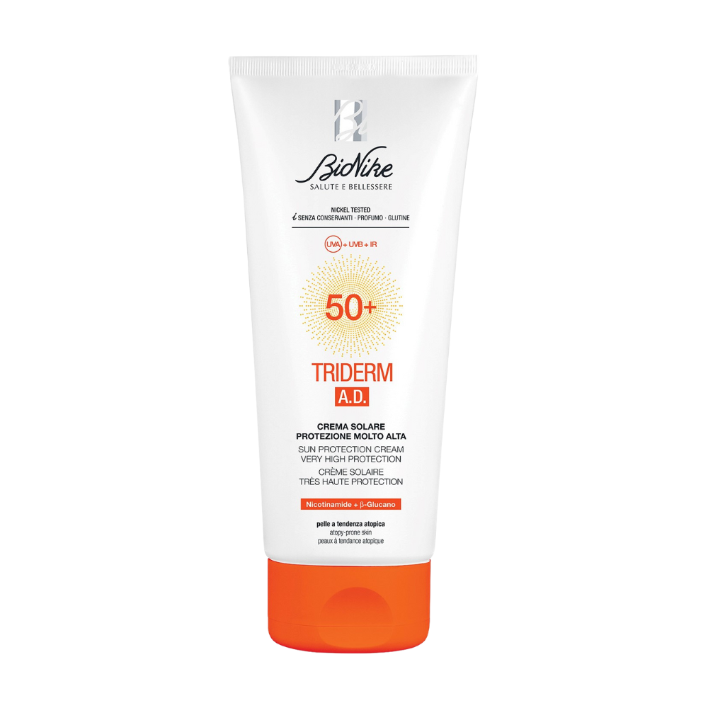 Crema de SPF50+ pentru pielea cu tendinta atopica Triderm A.D, 200 ml, BioNike