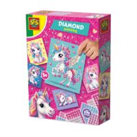 Set creativ cu diamante, Unicorni, +3 ani, Ses Creative