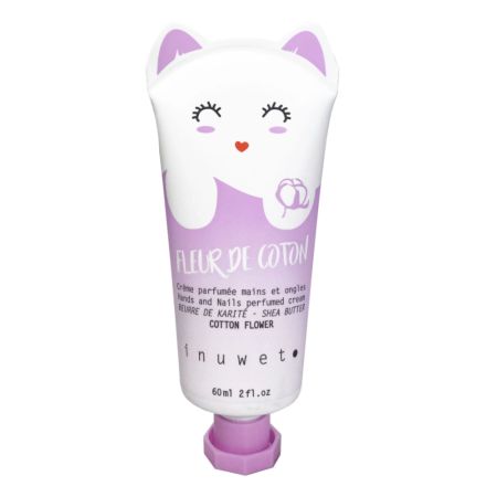 Crema hidratanta pentru maini si unghii, Fleur de Coton, 60 ml, Inuwet