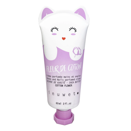 Crema hidratanta pentru maini si unghii, Fleur de Coton, 60 ml, Inuwet