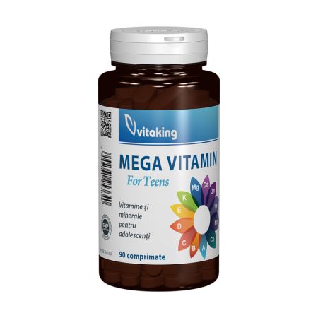 Mega Vitamin pentru adolescenti, 90 comprimate, Vitaking