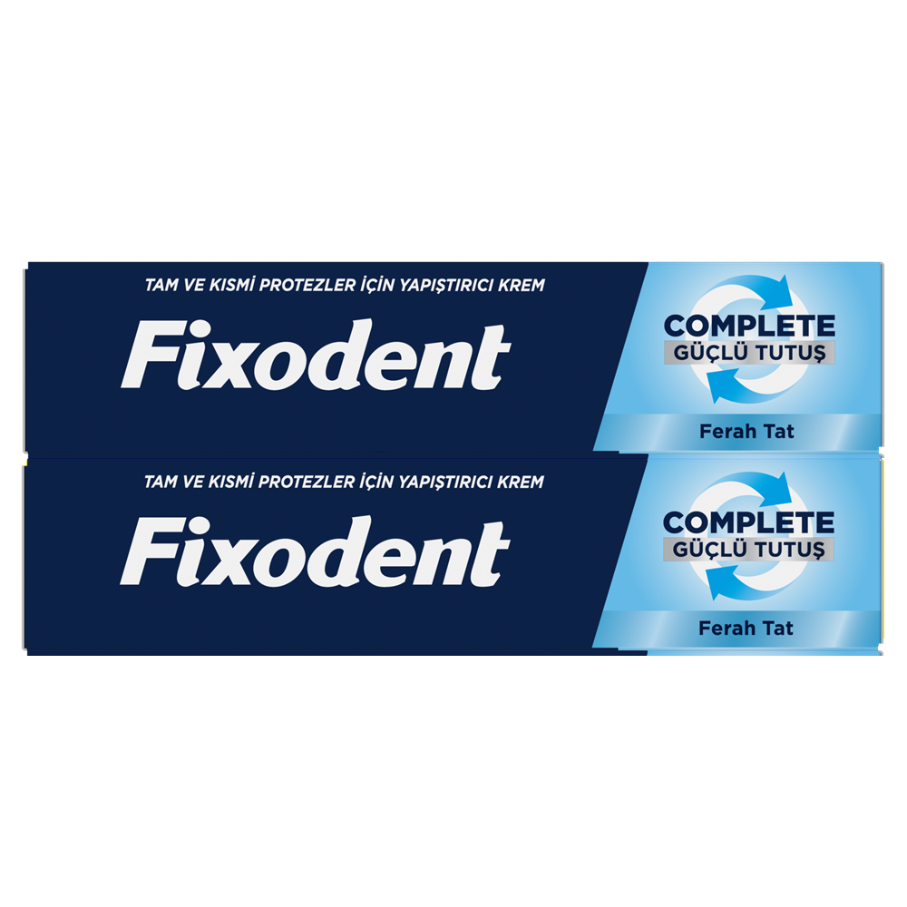 Pachet Crema adeziva pentru proteza dentara Complete Strong Hold Fresh, 2 x 47 g, Fixodent