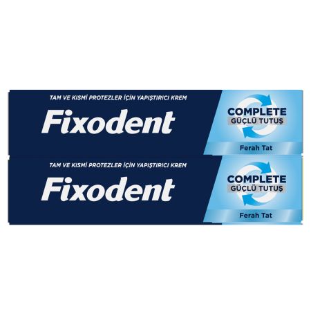 achet Crema adeziva pentru proteza dentara Complete Strong Hold Fresh, 2 x 47 g, Fixodent