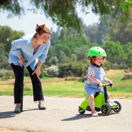 Trotineta Xtend Ride-on Scooter, Lime, 1-12 ani, SmarTrike 717197