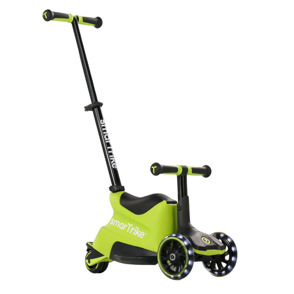 Trotineta Xtend Ride-on Scooter, Lime, 1-12 ani, SmarTrike