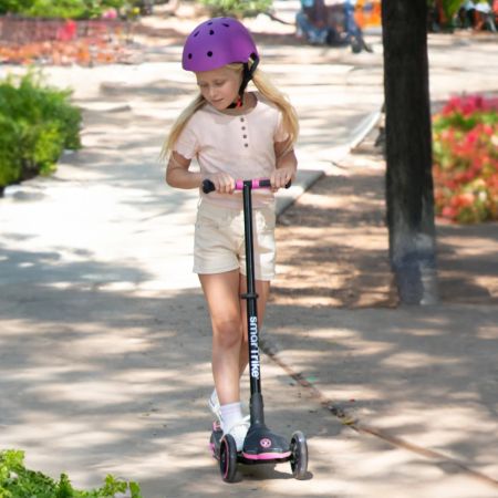 Trotineta Xtend Ride-on Scooter, Pink, 1-12 ani, SmarTrike 717218