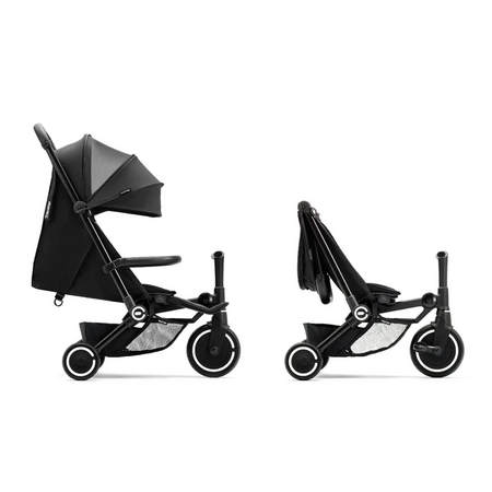 Tricicleta multifunctionala 4 in 1 Xtend Traveler, Black, +6 luni, SmarTrike 717268